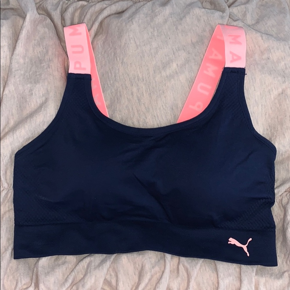 Navy Puma Sports Bra
